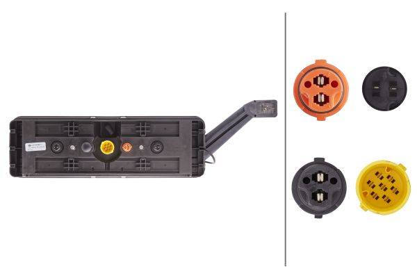 HELLA 2VP 340 965-111 Heckleuchte - Hybrid - 24V - Anbau - links