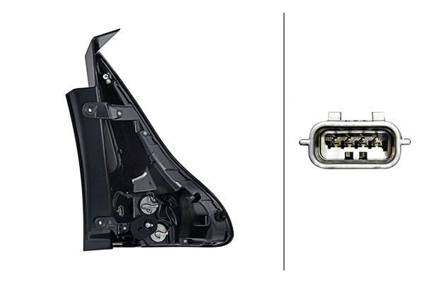 HELLA 2SD 012 313-111 Heckleuchte - Hybrid - äusserer Teil - links