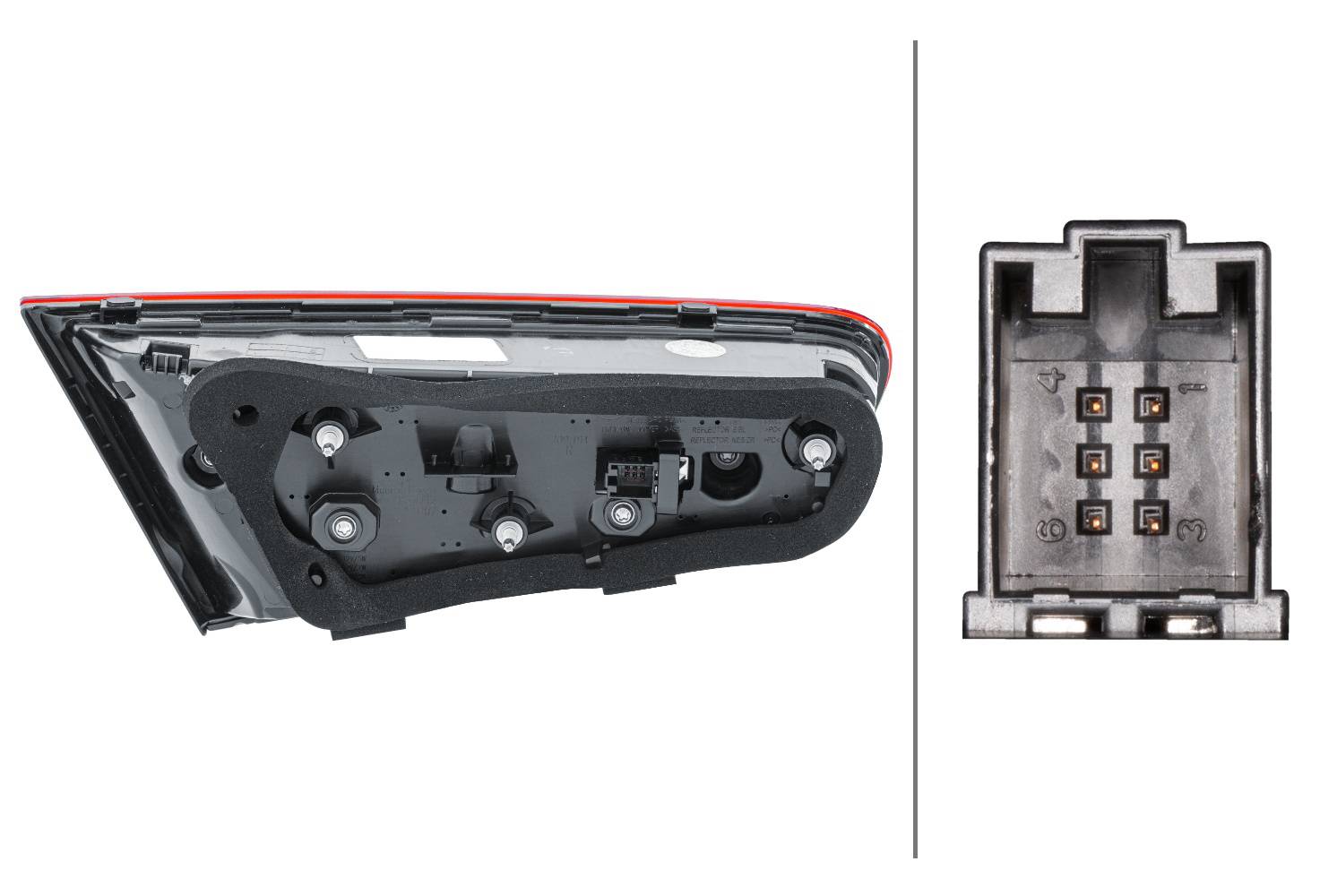 HELLA 2SV 012 832-061 Heckleuchte - LED - innerer Teil - rechts - für u.a. Audi A3 (8V1, 8Vk)