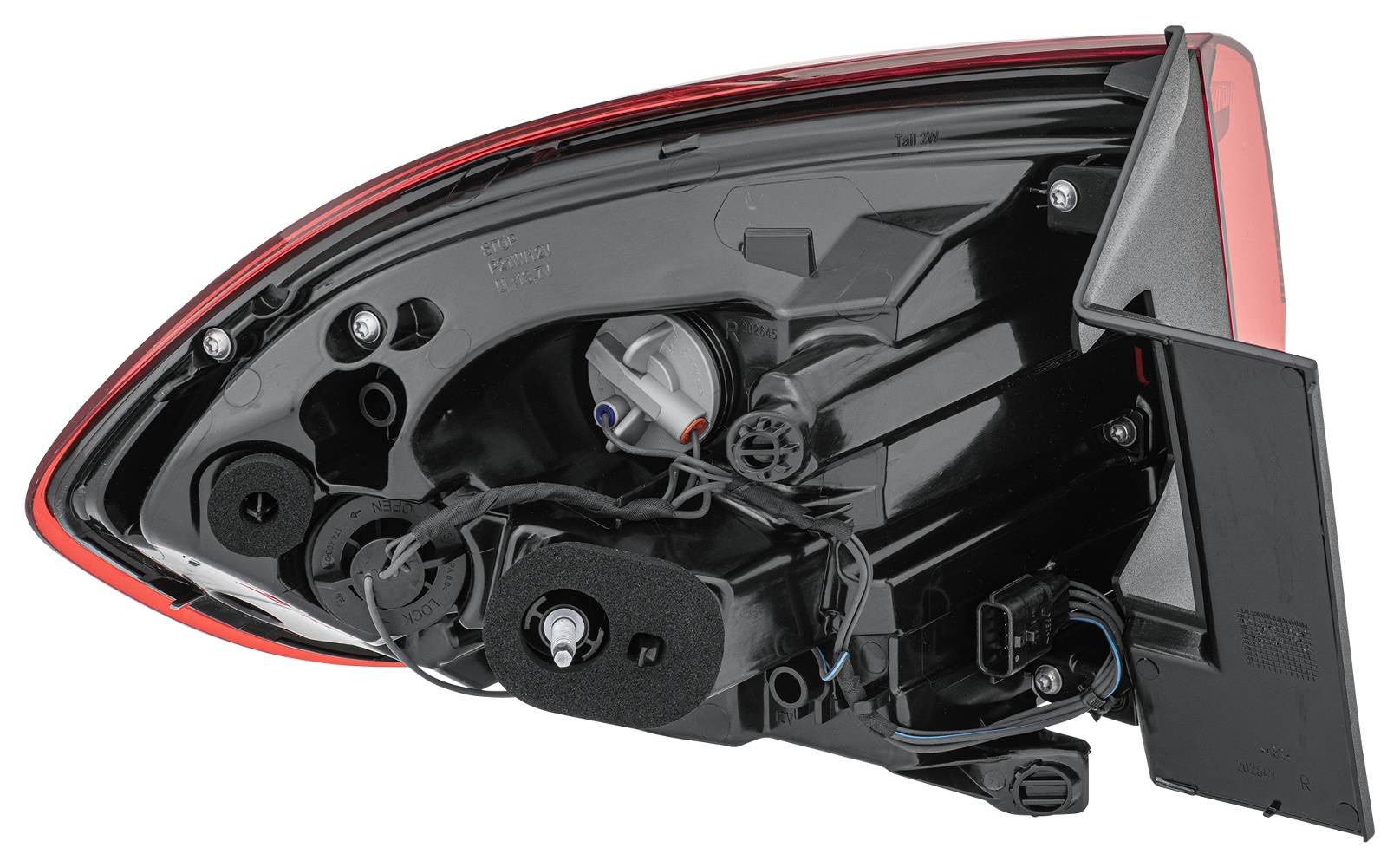HELLA 2SD 012 311-121 Heckleuchte - Hybrid - äusserer Teil - rechts