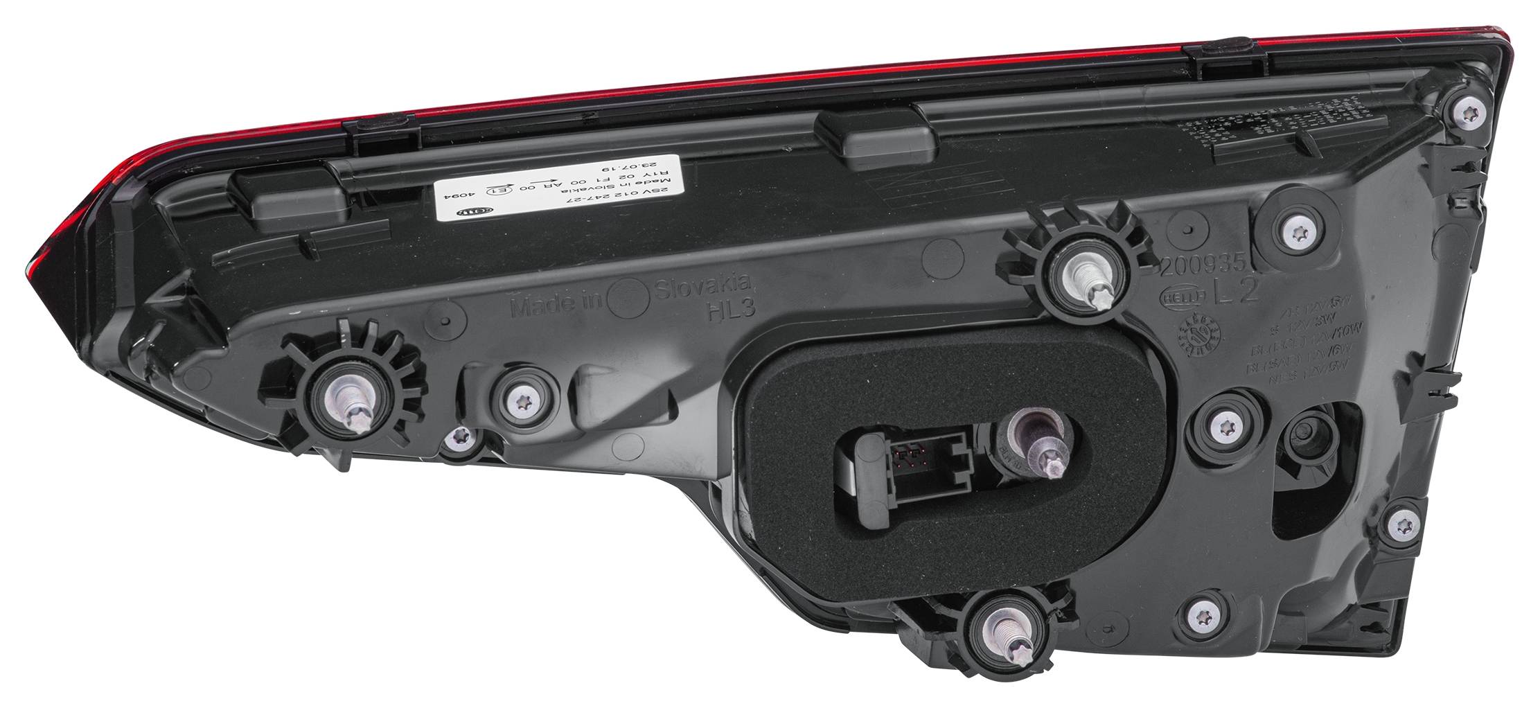 HELLA 2SV 012 247-271 Heckleuchte - LED - schwarz - innerer Teil - links - für u.a. Audi (Faw) A4L (
