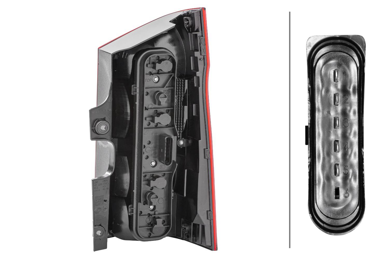 HELLA 2SK 011 581-241 Heckleuchte - Glühlampe - rechts - für u.a. MB V-Class (W447)