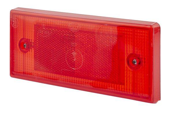 HELLA 8RA 003 734-101 Rückstrahler - Lichtscheibenfarbe: rot - Anbau/geschraubt