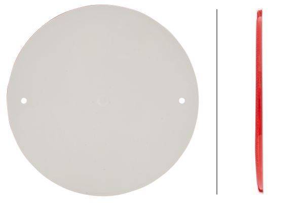 HELLA 8RA 343 220-017 Rückstrahler - Lichtscheibenfarbe: rot - rund - geschraubt