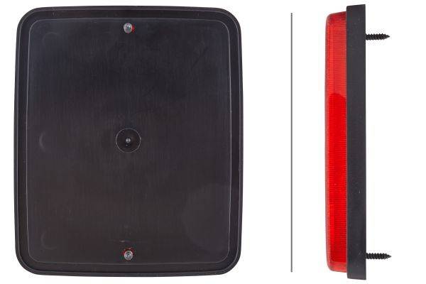 HELLA 8RA 003 660-007 Rückstrahler - Lichtscheibenfarbe: rot - geschraubt