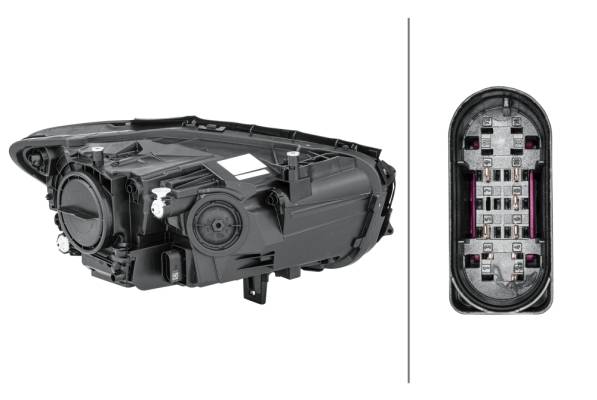 HELLA 1EG 014 993-011 Halogen-Hauptscheinwerfer - links - für u.a. MB B-Class (W247)