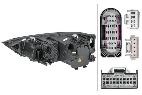 HELLA 1ZS 354 838-101 Bi-Xenon/LED-Hauptscheinwerfer - rechts - für u.a. Audi A1 (8X1, 8Xk)