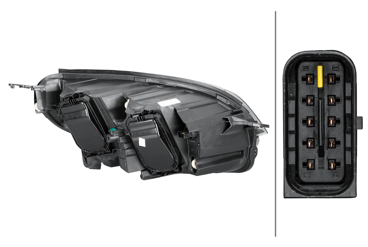 HELLA 1EL 354 853-011 Halogen-Hauptscheinwerfer - links - für u.a. Citroën Jumpy Box (V_)