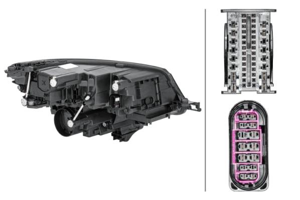 HELLA 1ZX 012 669-391 LED-Hauptscheinwerfer - links - für u.a. Skoda Kodiaq (Ns7, Nv7)