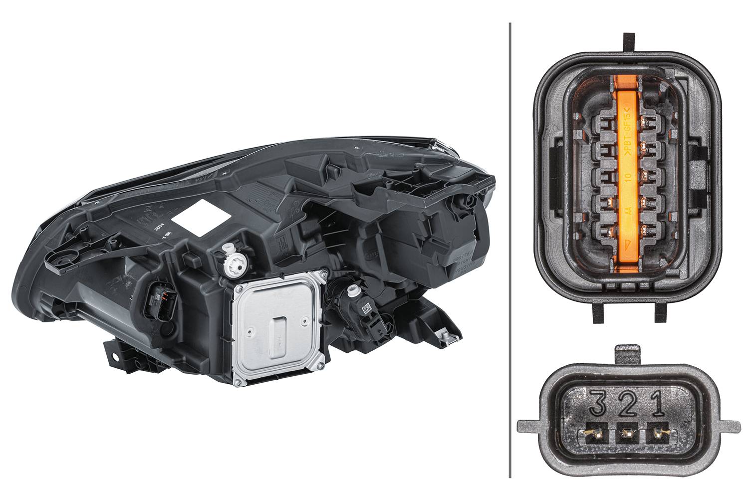 HELLA 1EX 013 930-821 LED-Hauptscheinwerfer - rechts - für u.a. Renault Captur I (J5_, H5_)