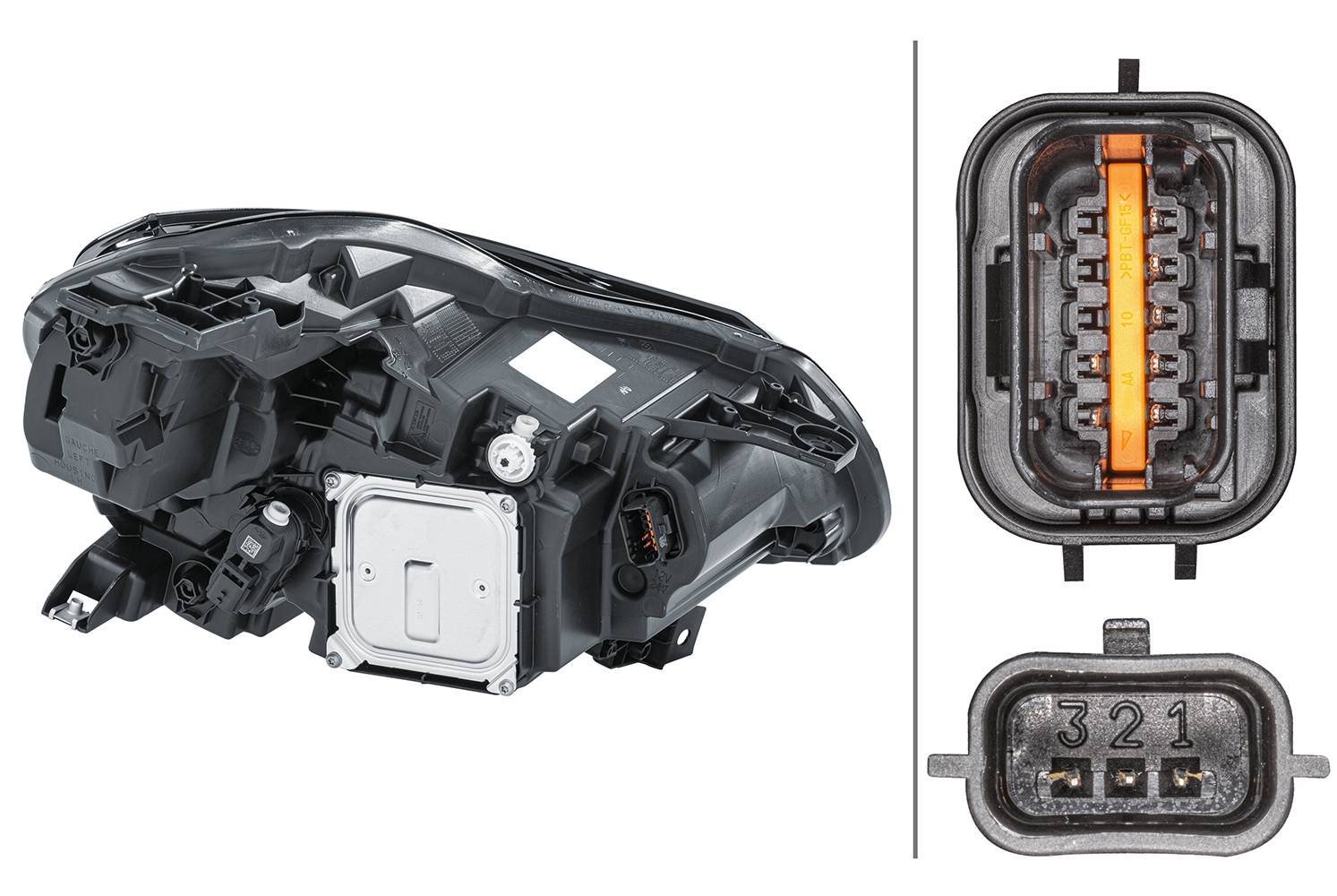 HELLA 1EX 013 930-811 LED-Hauptscheinwerfer - links - für u.a. Renault Captur I (J5_, H5_)