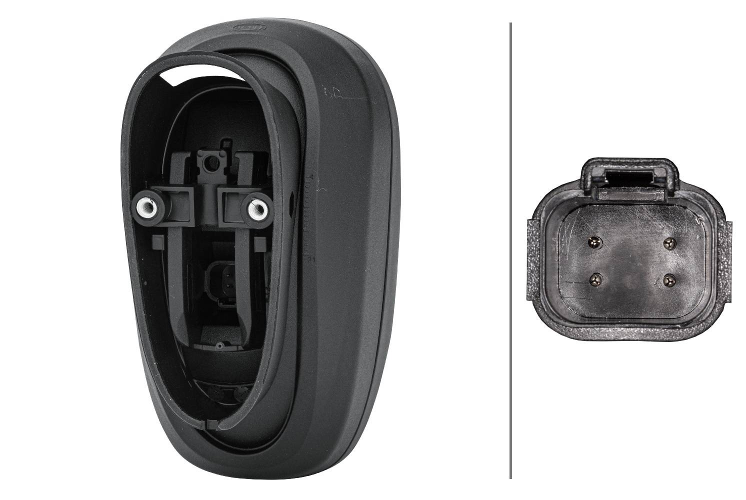 HELLA 1BR 996 171-111 Halogen-Hauptscheinwerfer - 24V - geschraubt - Stecker: DEUTSCH Stecker - 4-po