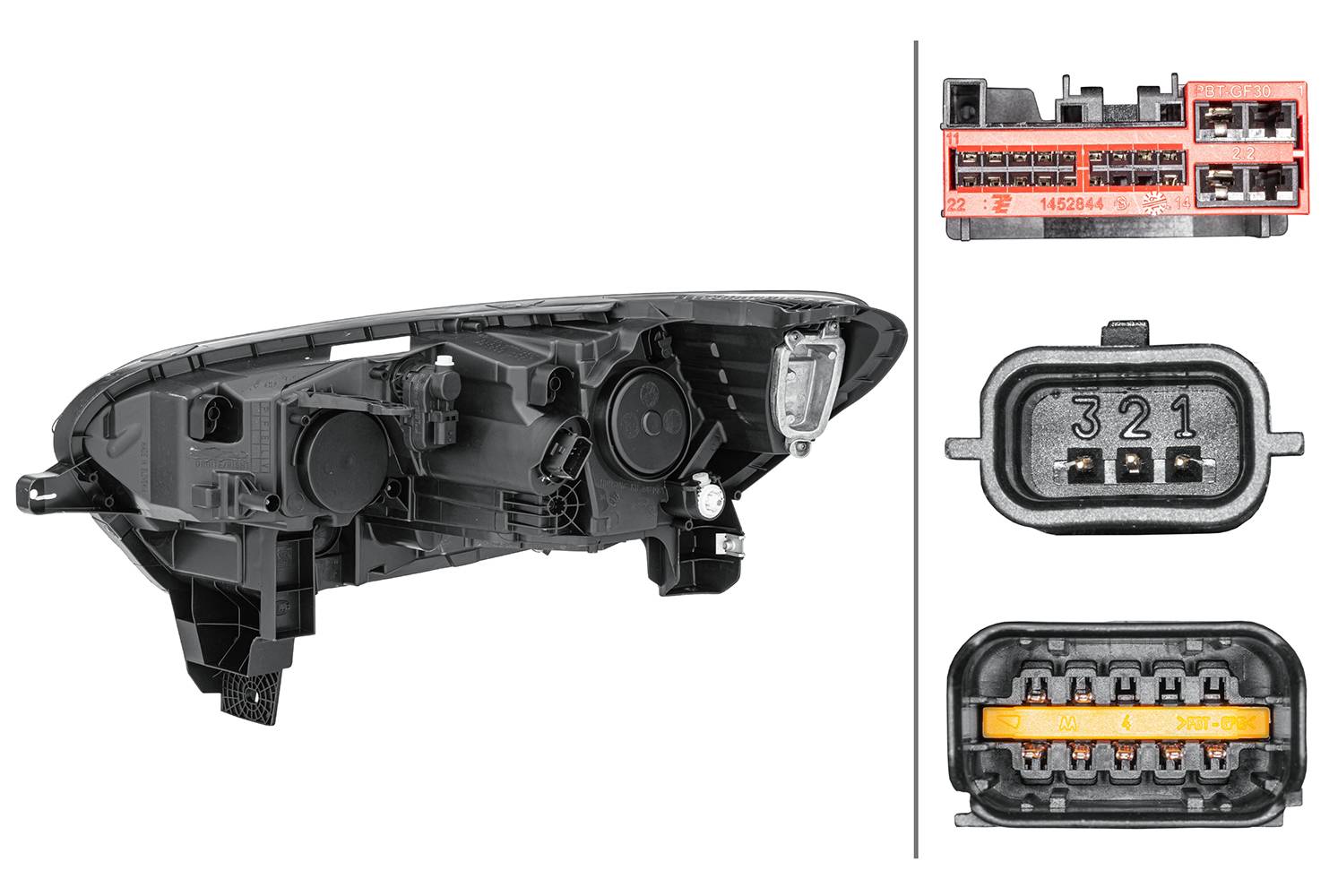 HELLA 1EX 013 888-101 LED-Hauptscheinwerfer - rechts - für u.a. Renault Kadjar (Ha_, Hl_)