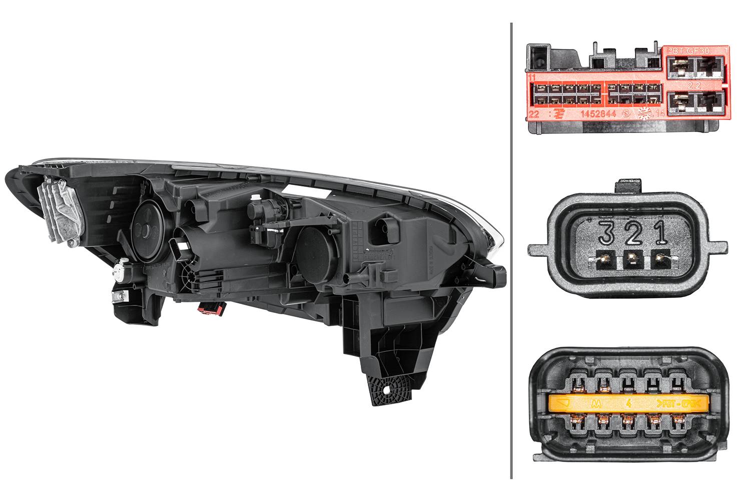 HELLA 1EX 011 770-451 LED-Hauptscheinwerfer - links - für u.a. Renault Kadjar (Ha_, Hl_)