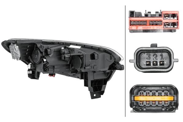 HELLA 1EX 011 770-451 LED-Hauptscheinwerfer - links - für u.a. Renault Kadjar (Ha_, Hl_)