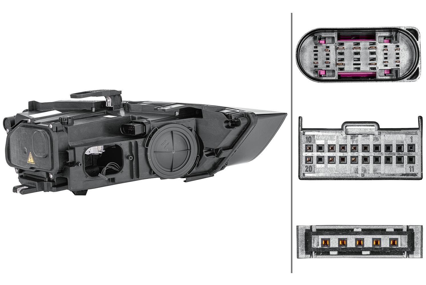 HELLA 1EL 354 840-011 Bi-Xenon/LED-Hauptscheinwerfer - links - für u.a. Audi (Faw) Q3 (84B, 84G)