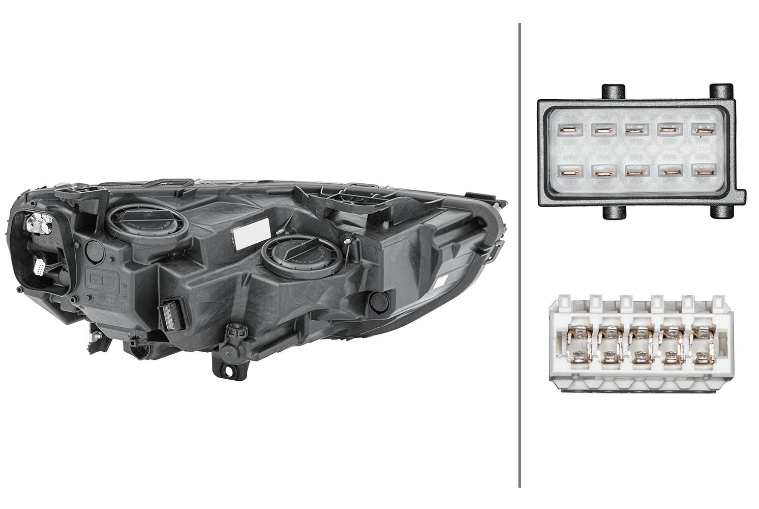 HELLA 1EG 354 869-011 Halogen/LED-Hauptscheinwerfer - links
