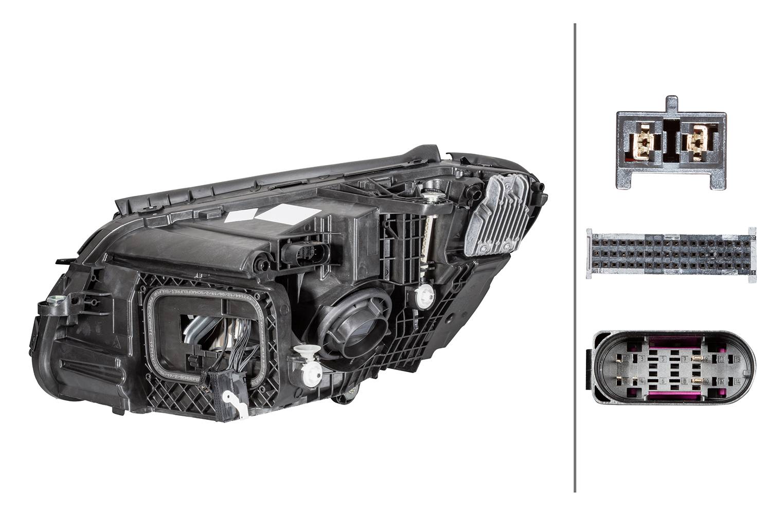 HELLA 1EX 013 063-521 LED-Hauptscheinwerfer - rechts - für u.a. MB (Bbdc) C-Class (W205)