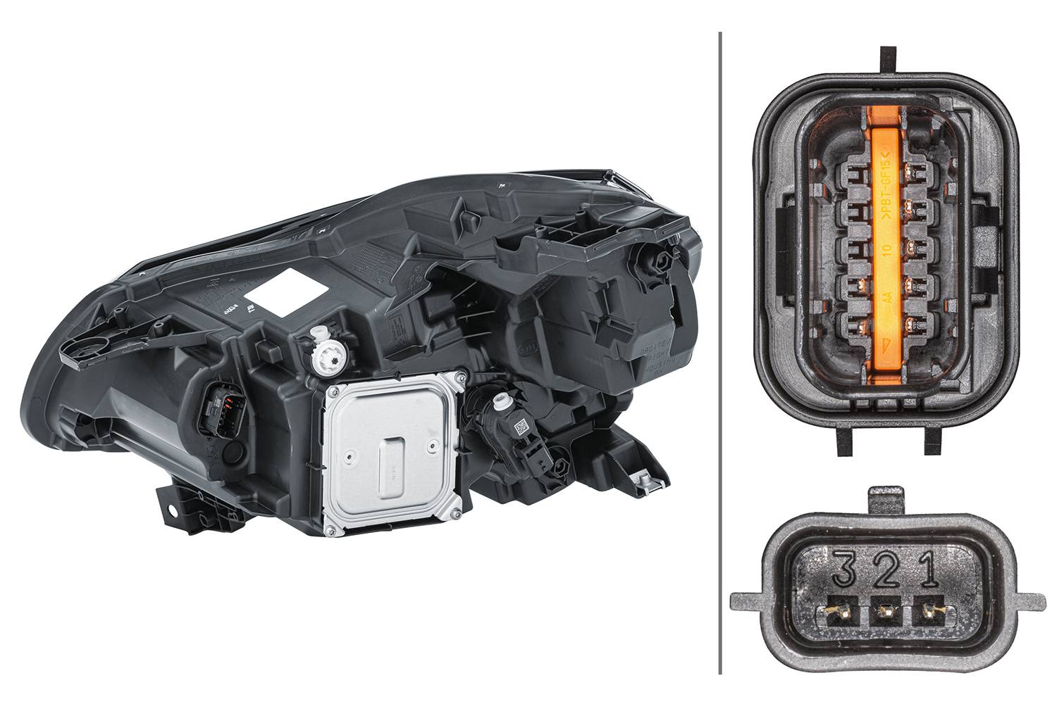 HELLA 1LX 013 930-841 LED-Hauptscheinwerfer - rechts - für u.a. Renault Captur I (J5_, H5_)