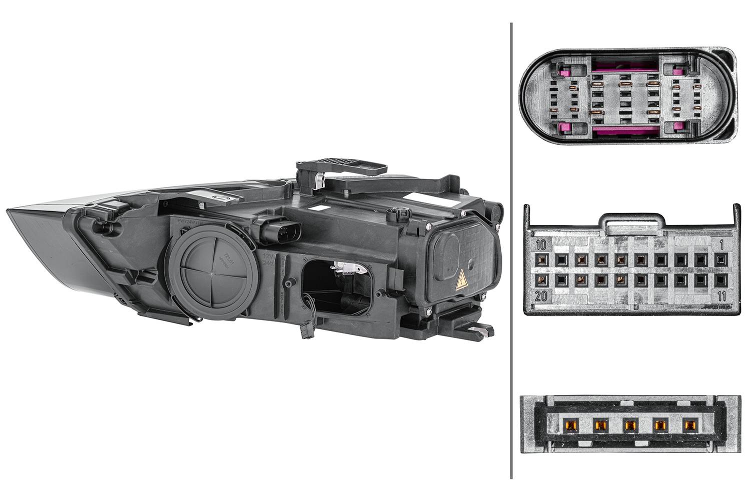 HELLA 1EL 354 840-021 Bi-Xenon/LED-Hauptscheinwerfer - rechts - für u.a. Audi (Faw) Q3 (84B, 84G)