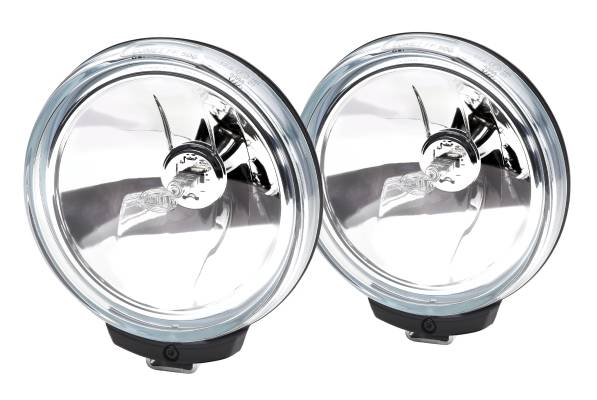 HELLA 1F6 010 952-801 FF/Halogen-Fernscheinwerfersatz - Comet FF 500 - 12V - rund - Anbau - glasklar