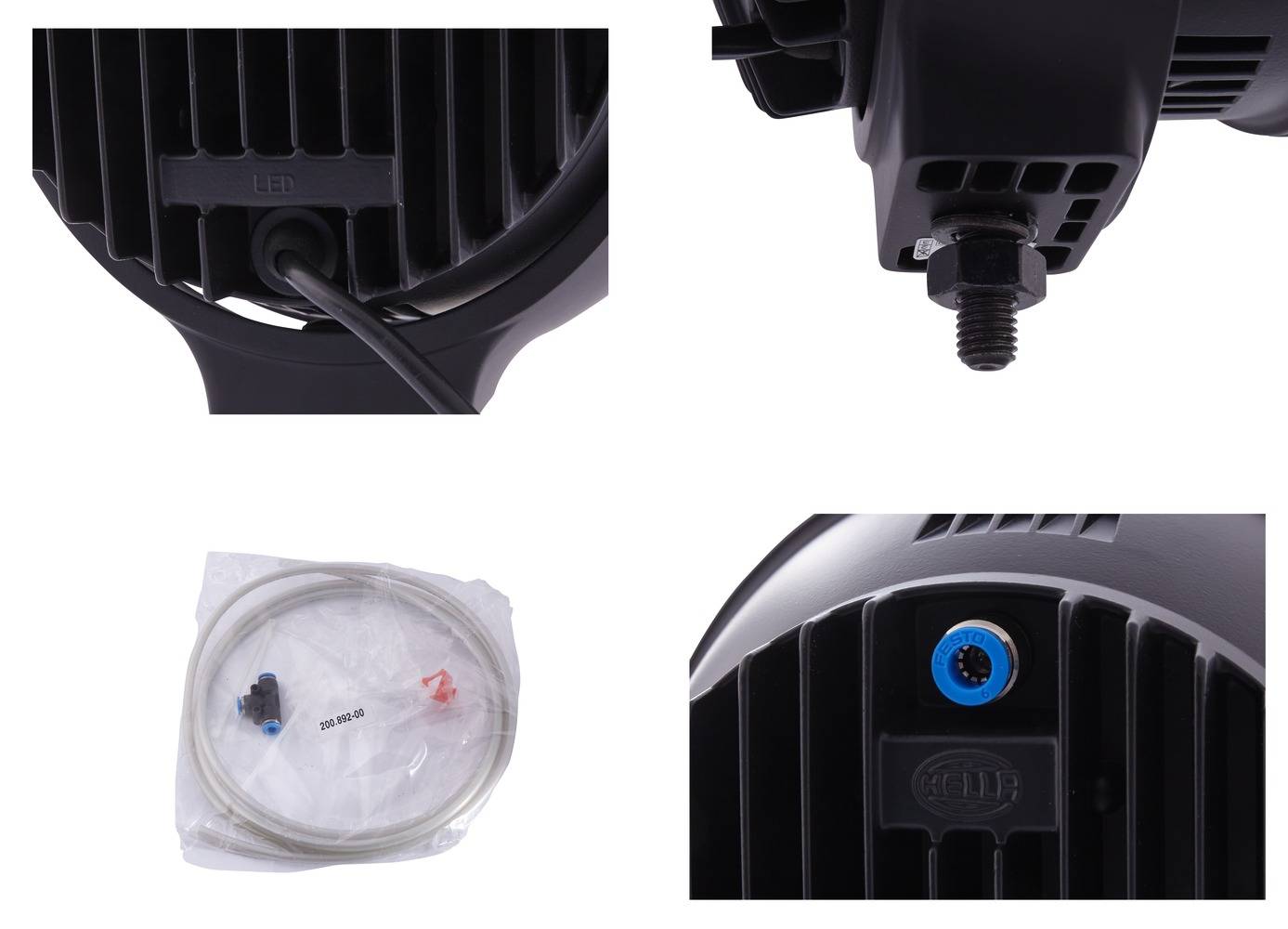 HELLA 1F3 011 815-031 LED-Fernscheinwerfer - Luminator Compact LED - 12/24V - Anbau