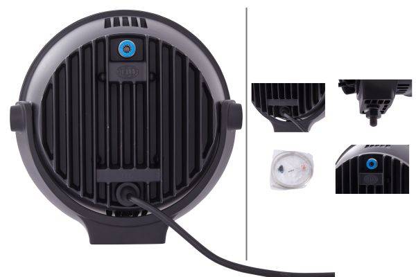 HELLA 1F3 011 815-031 LED-Fernscheinwerfer - Luminator Compact LED - 12/24V - Anbau