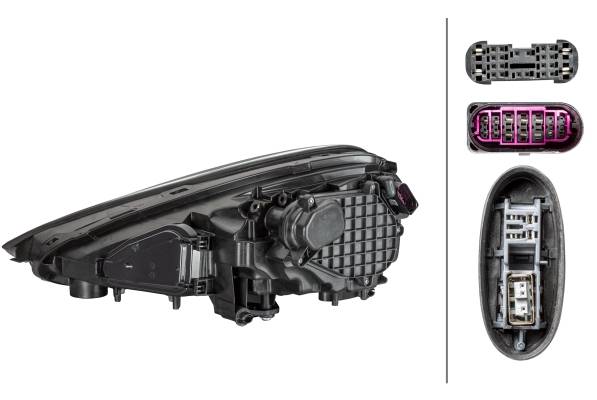HELLA 1ZT 011 745-761 Bi-Xenon/LED-Hauptscheinwerfer - rechts - für u.a. Porsche Cayenne (92A)