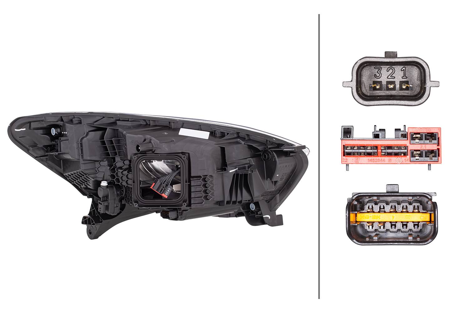 HELLA 1EX 012 977-651 LED-Hauptscheinwerfer - links - für u.a. Renault Captur I (J5_, H5_)