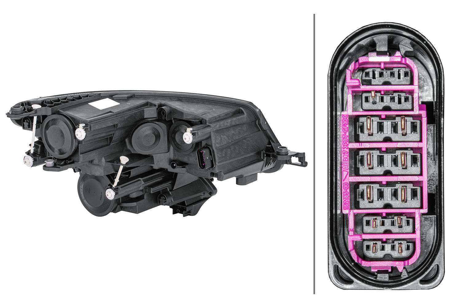 HELLA 1EF 012 669-091 Halogen-Hauptscheinwerfer - links - für u.a. Skoda Kodiaq (Ns7, Nv7)