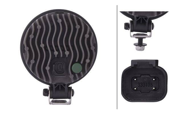 HELLA 1S3 996 362-311 Hauptscheinwerfer - M133 - 12V - Anbau - Stecker: DEUTSCH Stecker - links/rech