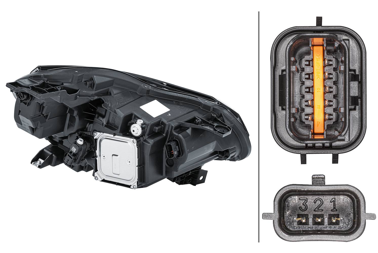 HELLA 1LX 013 930-931 LED-Hauptscheinwerfer - links - für u.a. Renault Captur I (J5_, H5_)