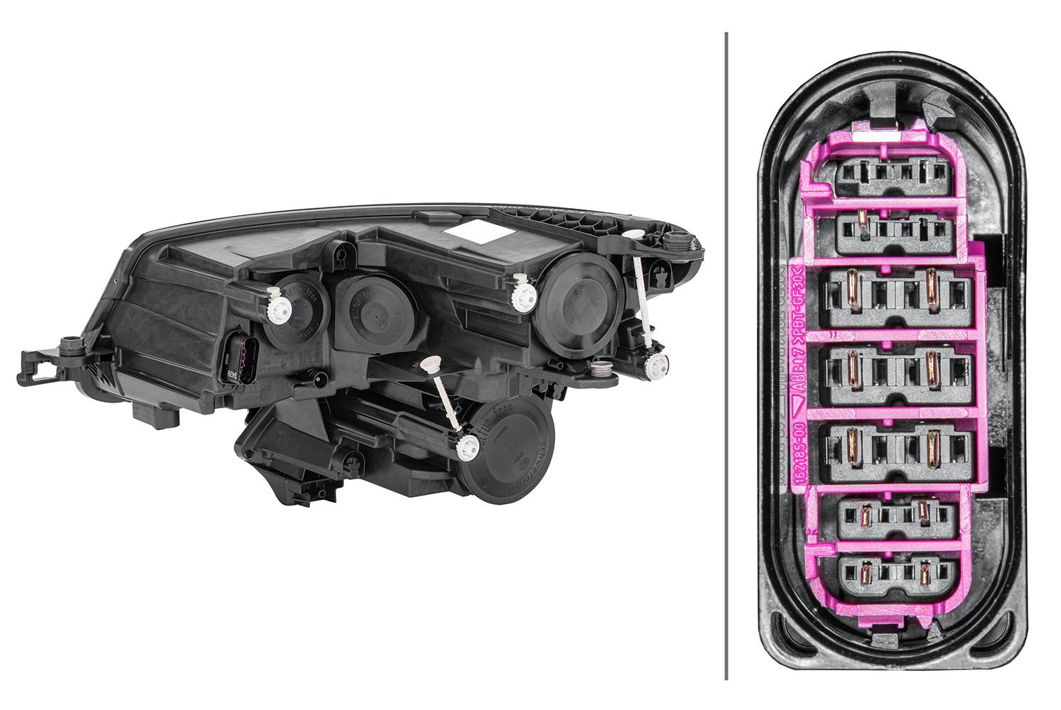 HELLA 1EF 012 669-101 Halogen-Hauptscheinwerfer - rechts - für u.a. Skoda Kodiaq (Ns7, Nv7)