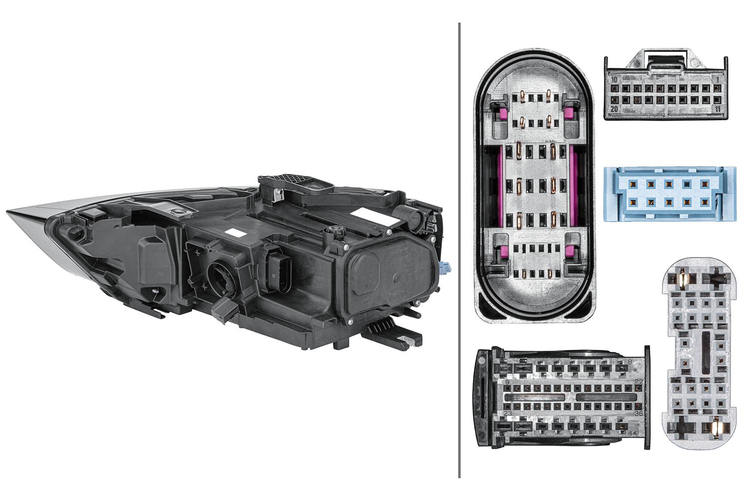HELLA 1EX 354 840-081 LED-Hauptscheinwerfer - rechts - für u.a. Audi (Faw) Q3 (84B, 84G)