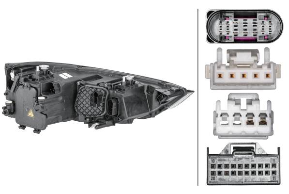 HELLA 1ZS 354 838-091 Bi-Xenon/LED-Hauptscheinwerfer - links - für u.a. Audi A1 (8X1, 8Xk)