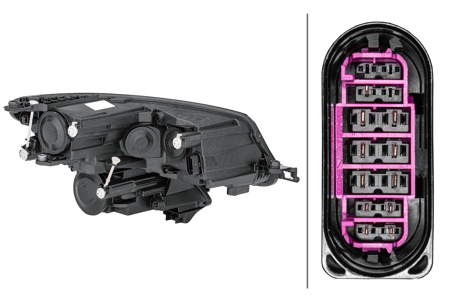 HELLA 1LF 012 669-111 Halogen-Hauptscheinwerfer - links - für u.a. Skoda Kodiaq (Ns7, Nv7)