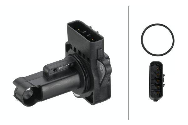 HELLA 8ET 009 142-901 Luftmassenmesser - geschraubt - ohne Saugrohr