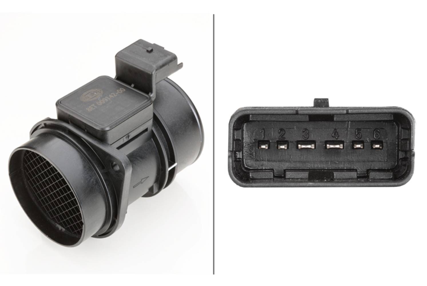 HELLA 8ET 009 142-001 Luftmassenmesser - Rohrstutzen