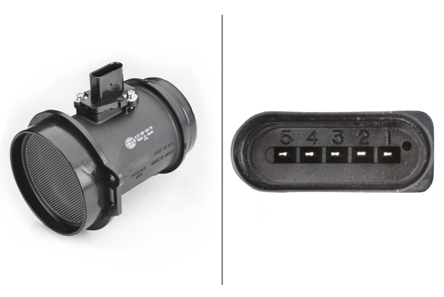 HELLA 8ET 009 142-791 Luftmassenmesser - geschraubt