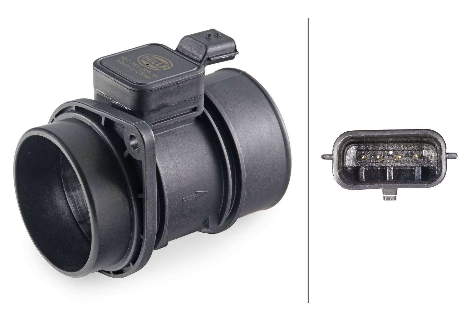 HELLA 8ET 358 095-161 Luftmassenmesser - Rohrstutzen