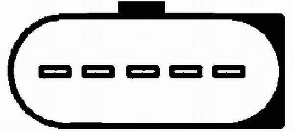 HELLA 8ET 009 142-561 Luftmassenmesser - geschraubt
