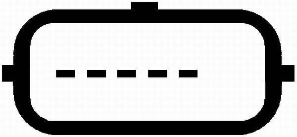 HELLA 8ET 009 142-761 Luftmassenmesser - geschraubt - ohne Saugrohr