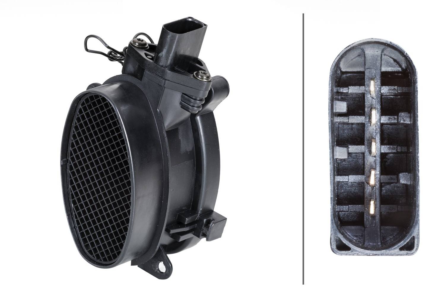 HELLA 8ET 358 095-021 Luftmassenmesser - oval