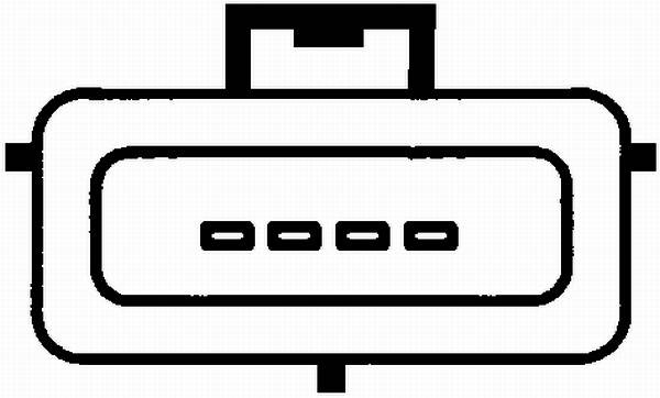 HELLA 8ET 009 142-281 Luftmassenmesser - geschraubt