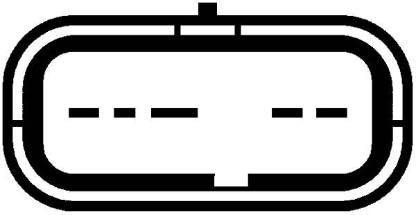 HELLA 8ET 009 142-141 Luftmassenmesser - Rohrstutzen