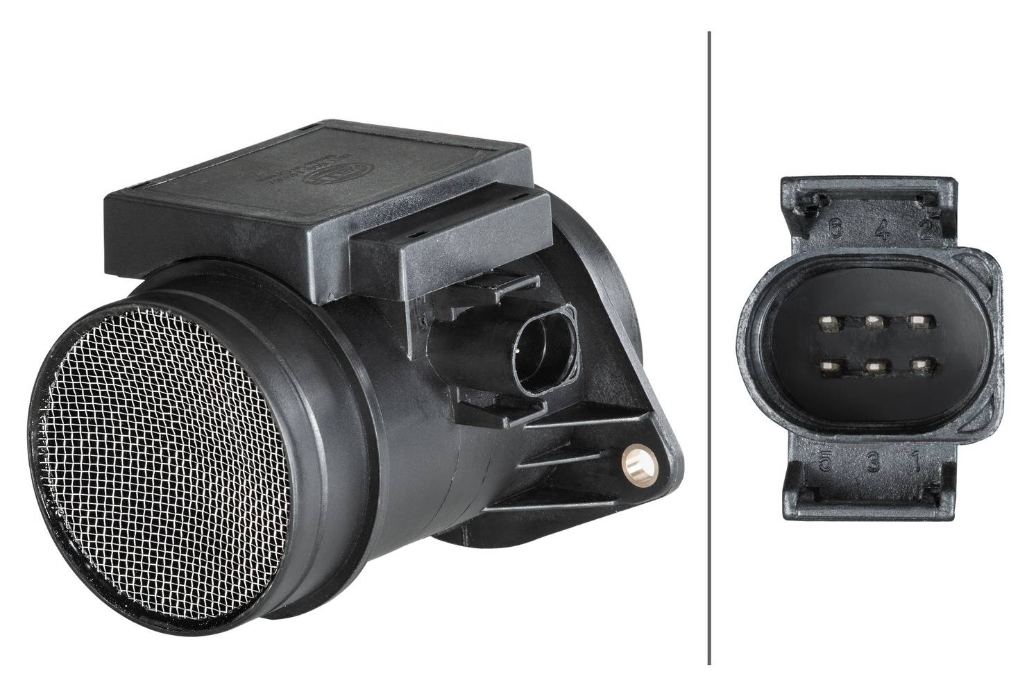 HELLA 8ET 009 149-671 Luftmassenmesser - Rohrstutzen