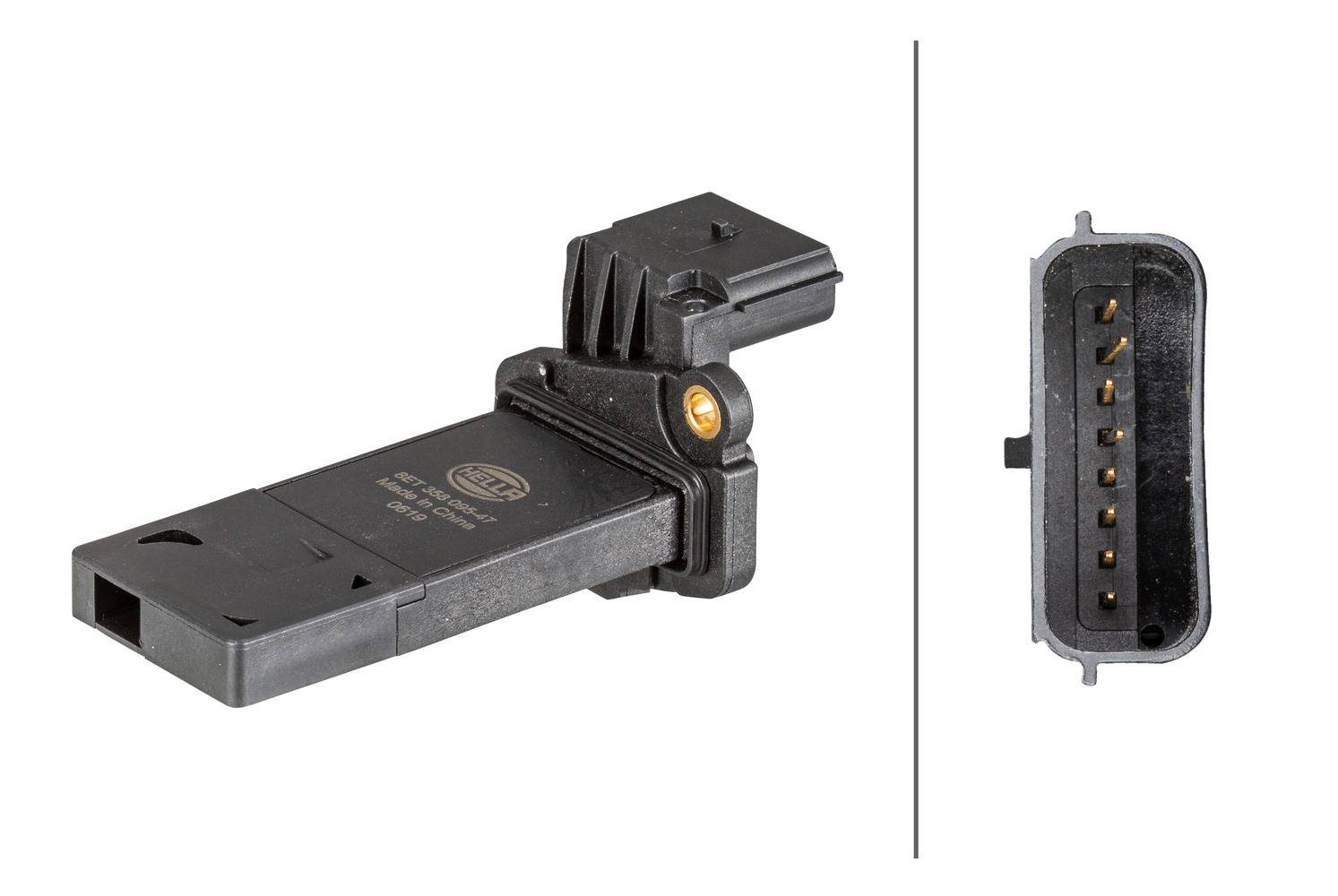 HELLA 8ET 358 095-471 Luftmassenmesser - geschraubt - ohne Gehäuse