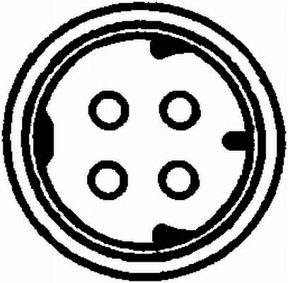 HELLA 8ET 009 142-061 Luftmassenmesser - Rohrstutzen