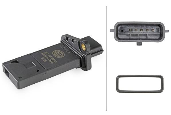 HELLA 8ET 009 142-081 Luftmassenmesser - Rohrstutzen