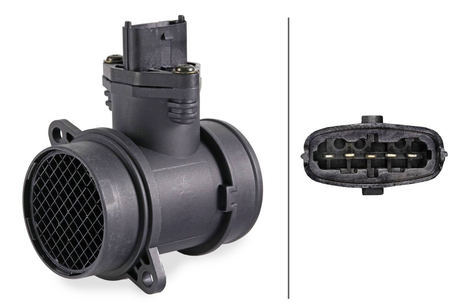 HELLA 8ET 009 142-741 Luftmassenmesser - Rohrstutzen